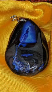 Natural Blue Pietersite Pendant