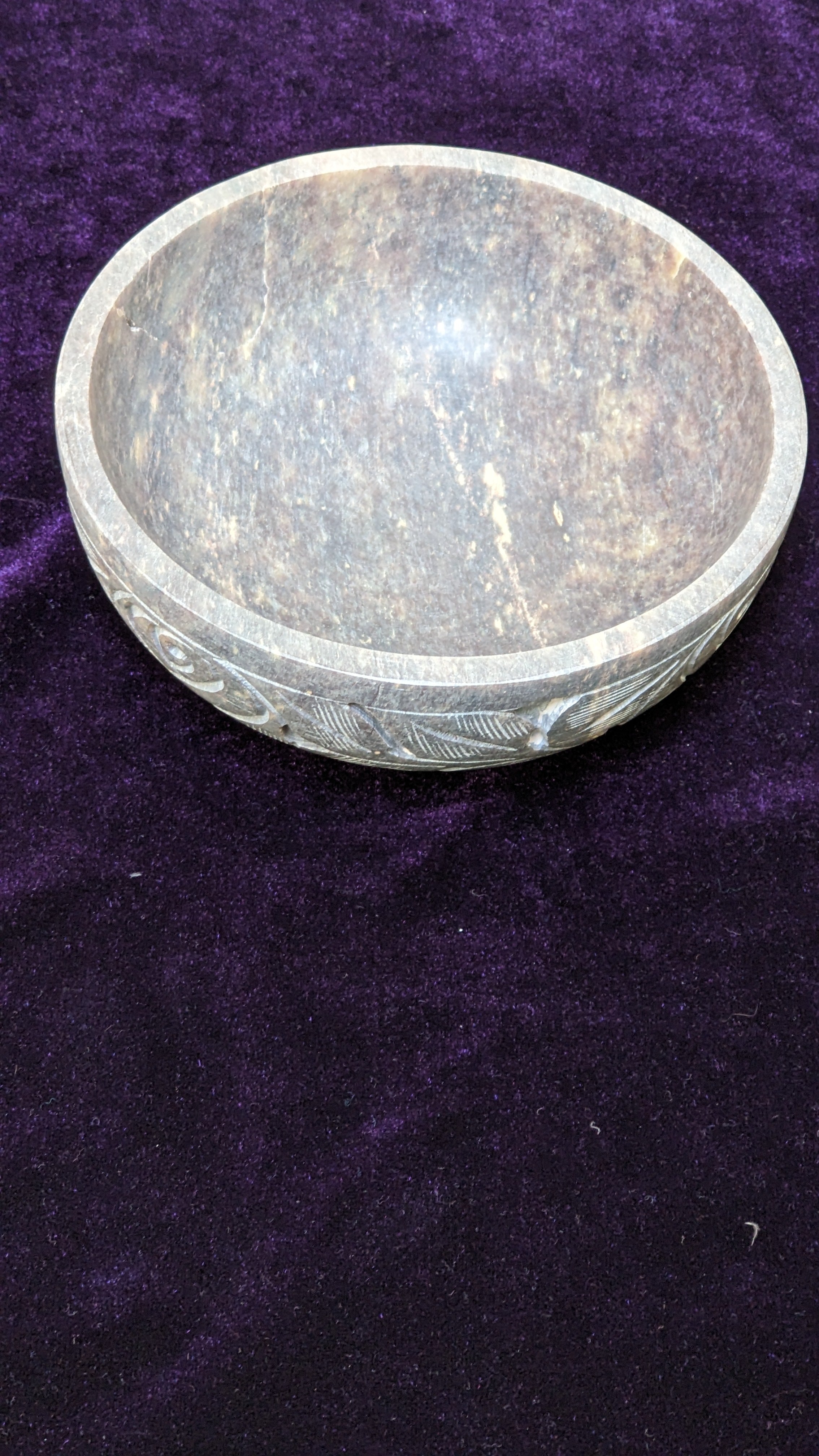 Hand made stone bowl